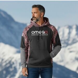 Omega Custom Tackle Fishing Hoodie Men's 2XL Polyester Performance Long Sleeve